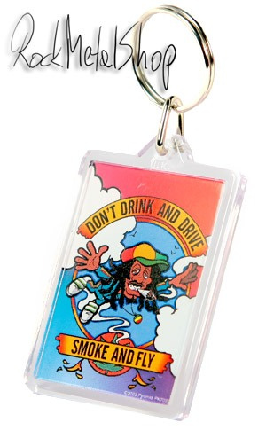 brelok do kluczy DON'T DRINK AND DRIVE - SMOKE AND FLY