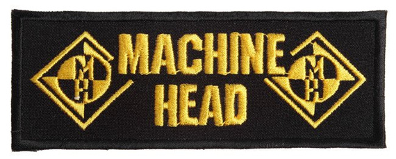 naszywka MACHINE HEAD - LOGO YELLOW