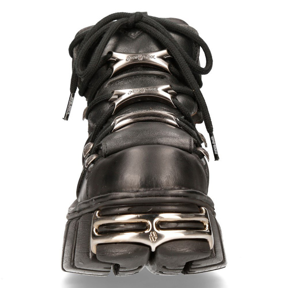 buty NEW ROCK ITALI NEGRO, NOMADA NEGRO, TOWER NEGRO ACERO [M-106-S1], USZKODZONE