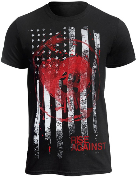 koszulka RISE AGAINST - STAINED FLAG