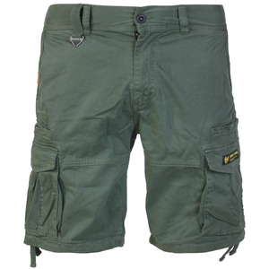 spodnie bojówki krótkie YAKUZA PREMIUM - CARGO SHORTS dark olive