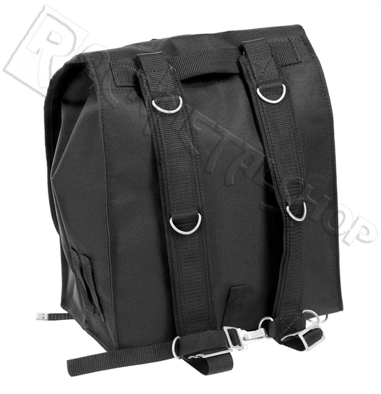 PLECAK KOSTKA CZARNY, USZKODZONY