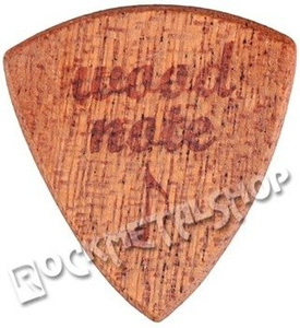 drewniana kostka do gitary WOODNOTE Jazz Shield - MAHOŃ SAPELE
