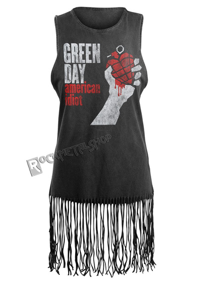 tunika damska GREEN DAY - AMERICAN IDIOT VINTAGE, na ramiączkach