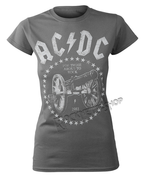 bluzka damska AC/DC - FOR THOSE ABOUT TO ROCK