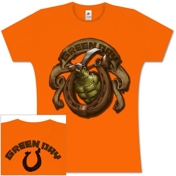 bluzka damska GREEN DAY - HORSESHOES & HAND GRENADES