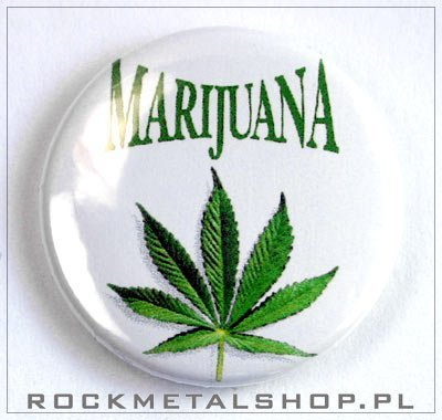 przypinka MARIJUANA
