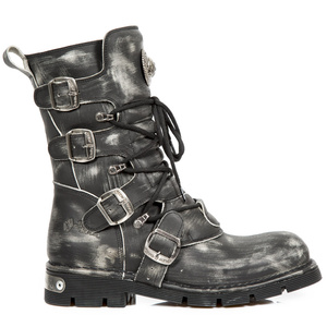 buty NEW ROCK VINTAGE RASPADO NEGRO, PLANING NEGRO SIN +METAL [M.1473-S47]