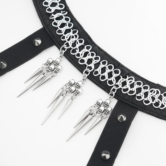 bluzka damska DEVIL FASHION - BLACK GOTHIC PUNK 