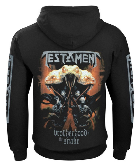 bluza TESTAMENT - BROTHERHOOD OF THE SNAKE  rozpinana, z kapturem