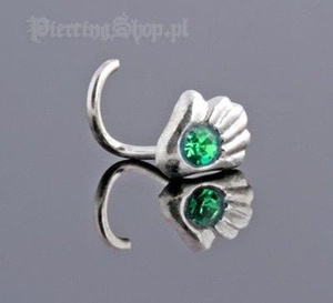 KOLCZYK DO NOSA DŁOŃ NSKB-77 ZIEL