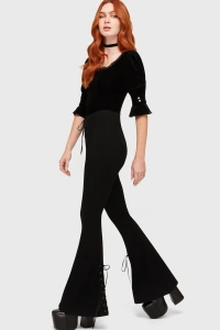 spodnie damskie KILLSTAR - NYX'S NIGHTSHADE