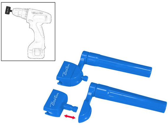 korbka do nawijania strun BOSTON niebieska
