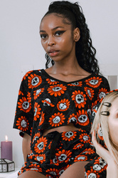 bluzka piżamowa KILLSTAR - GLOOM GARDEN