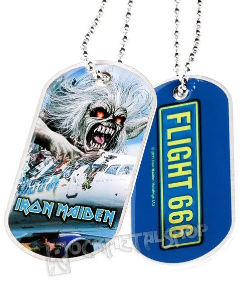 nieśmiertelnik IRON MAIDEN - FLIGHT 666