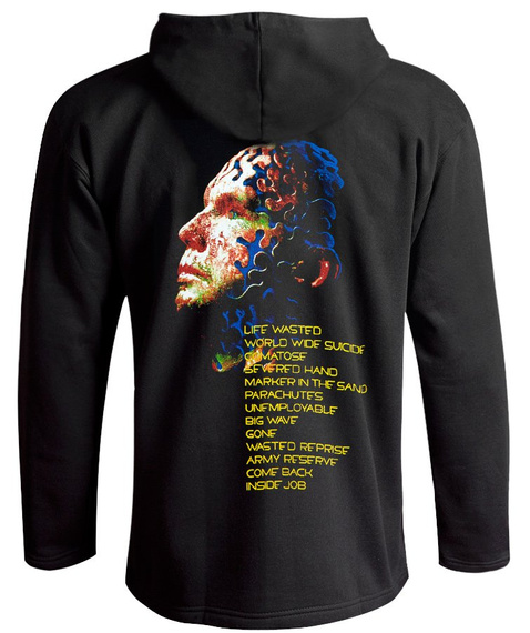 bluza PEARL JAM - AVOCADO czarna, z kapturem