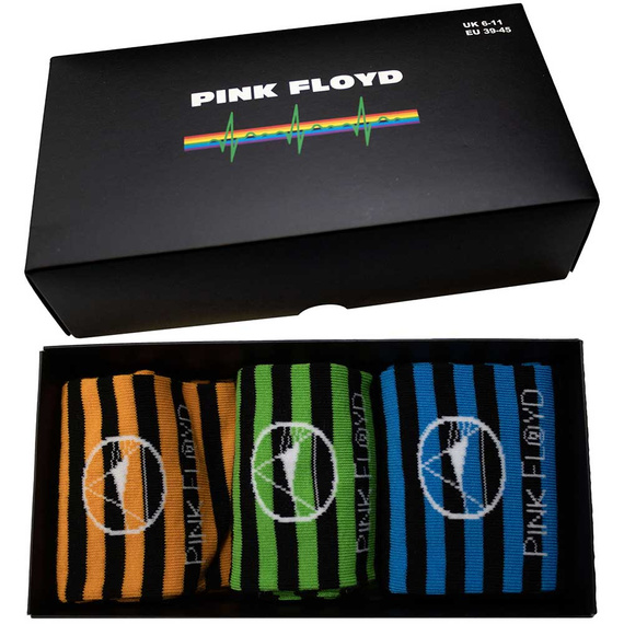 skarpetki PINK FLOYD - MONO PRISM, zestaw 3 par