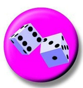 przypinka DICE