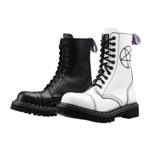 glany STEADY'S - 10 dziurek, BLACK/WHITE / PENTAGRAM (STE/10/H/1/2/131) DWA KOLORY