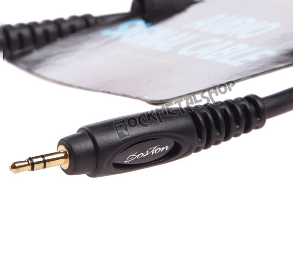 przewód audio BOSTON: JACK /JACK stereo mały (3.5mm) / 0,75m