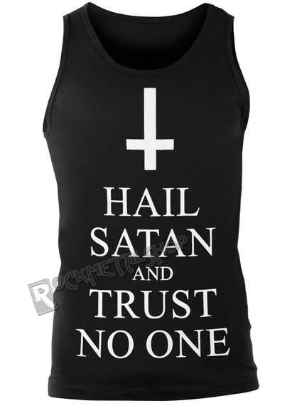 koszulka na ramiączkach AMENOMEN - HAIL SATAN AND TRUST NO ONE (OMEN095KR)