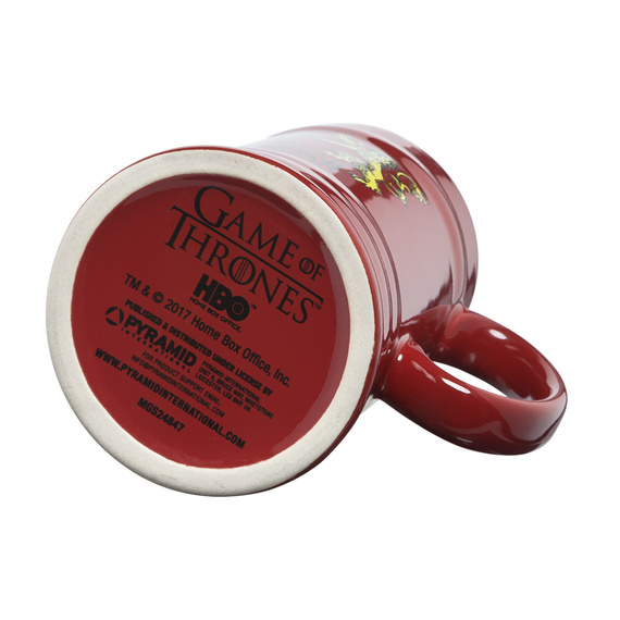 kubek/kufel GAME OF THRONES - HOUSE LANNISTER, duży 500 ml