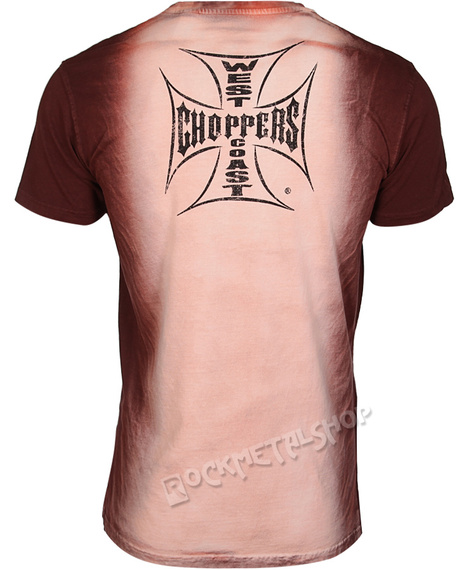 koszulka WEST COAST CHOPPERS - WCC AMERICAN CUSTOM, barwiona