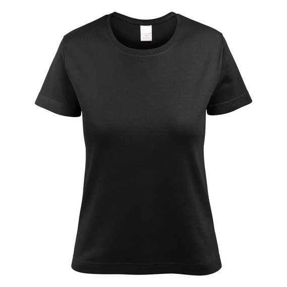 bluzka damska STEDMAN - BLACK bez nadruku czarna