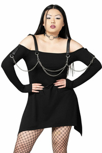 sukienka KILLSTAR - PLEASURE & CHAIN