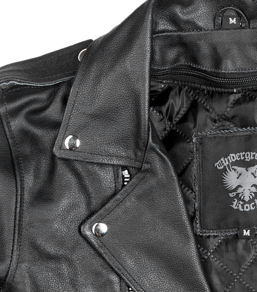 kurtka RAMONESKA - SPLIT LEATHER, USZKODZONA