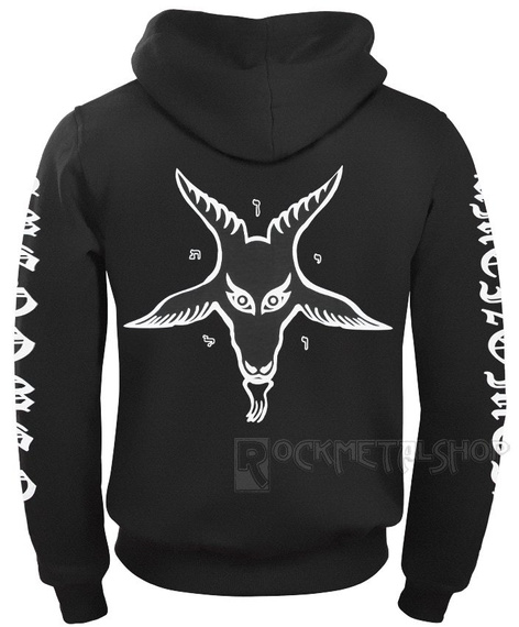 bluza AMENOMEN - BAPHOMET rozpinana, z kapturem (OMEN050CR)