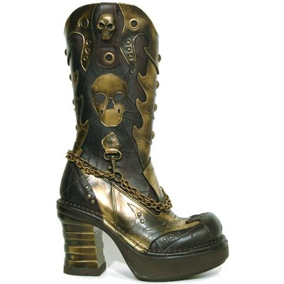 buty damskie NEW ROCK - 8304-S2 CHEYENNE MORO PULIK ORO