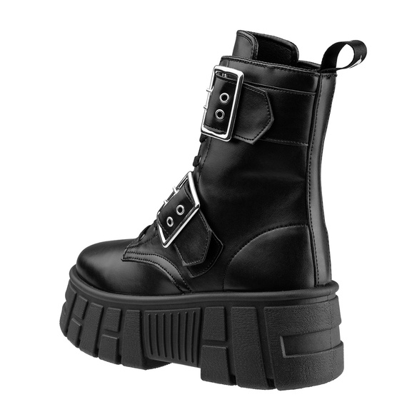 botki damskie ALTERCORE czarne (REMI VEGAN BLACK)