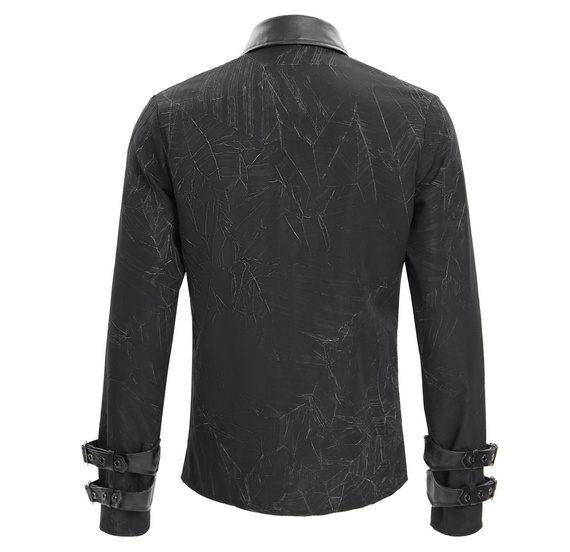 koszula męska DEVIL FASHION - BLACK GOTHIC PUNK 