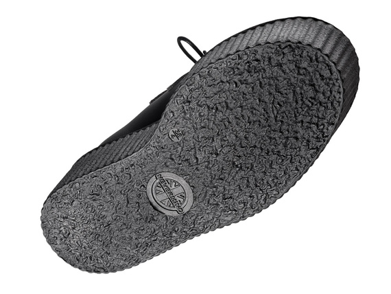 buty creepers NEVERMIND - CZARNE synthetic