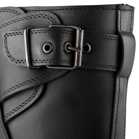 kowbojki GRINDERS - ROUTE 66 (BLACK), USZKODZONE