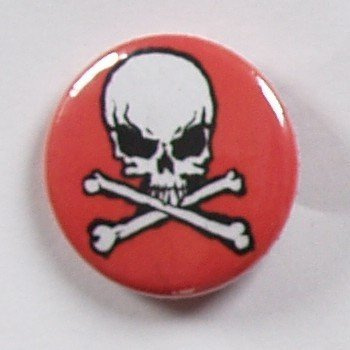 przypinka SKULL