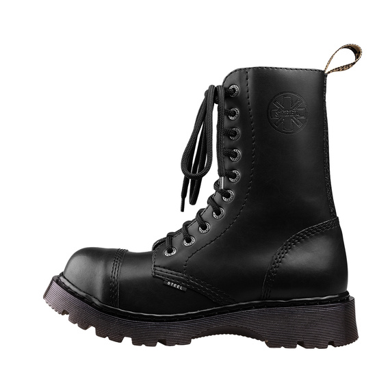 glany STEEL - BLACK (10 dziurek)