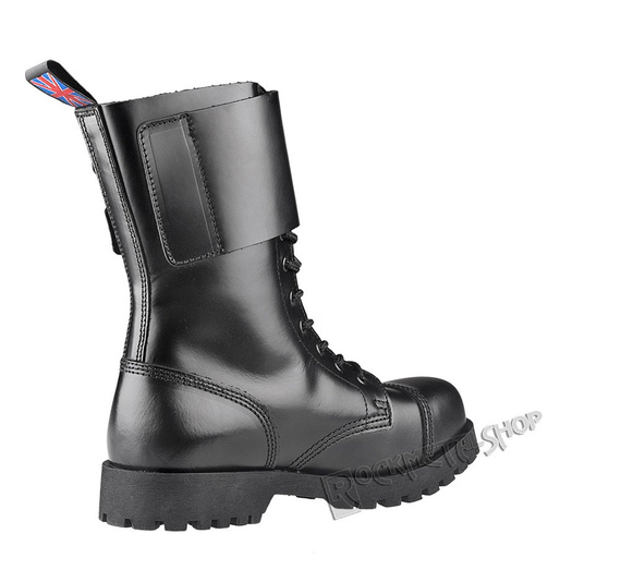 glany NEVERMIND - CZARNE (10 dziurek + opinacze) polerowane