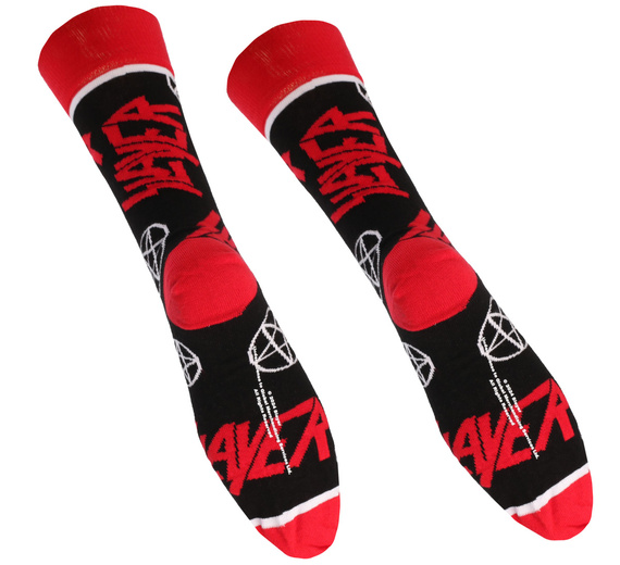 skarpetki SLAYER - LOGOS AND PENTEGRAMS