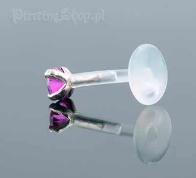 kolczyk do chrząstki TRAGUS LABRET JET RO