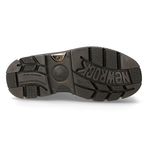 buty NEW ROCK CRUST NEGRO, TECHNO NEGRO E34 lateral y muelle [M.MILI083C-S61]