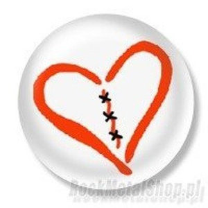 przypinka HEART Ø25mm