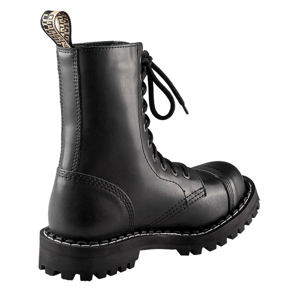 glany STEEL - BLACK (10 dziurek) ocieplane OC (polar)