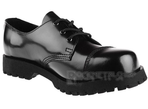 glany NEVERMIND - CZARNE (3 dziurki) polerowane