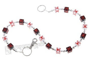 łańcuch do kluczy/portfela KOSTKA