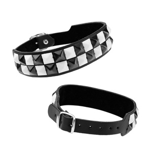 obroża 2-rzędowa PYRAMID