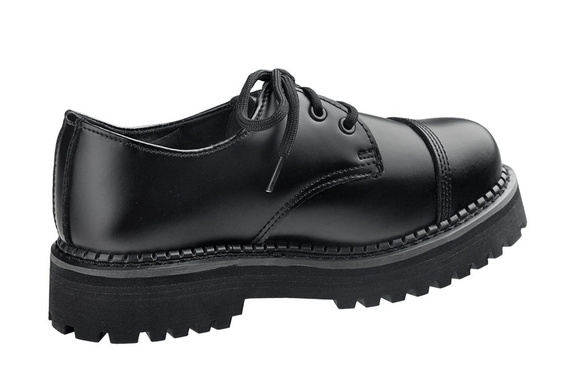 krótkie glany GRINDERS - BOXER (CS STC BLACK) 3-dziurkowe, USZKODZONE