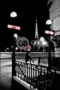 plakat PARIS - METRO