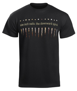 koszulka NINE INCH NAILS - THE DOWNWARD SPIRAL, USZKODZONA